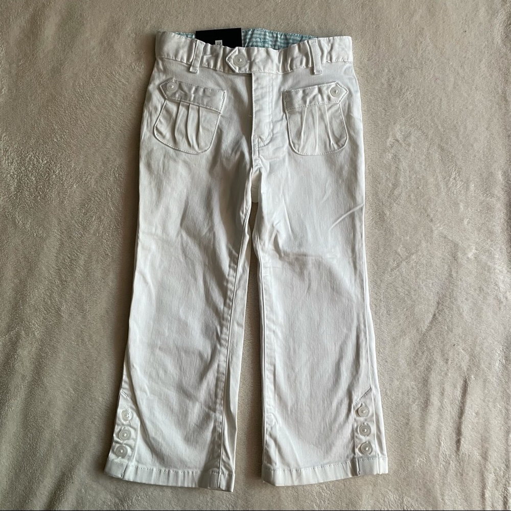 Gap white Straight Leg Pants